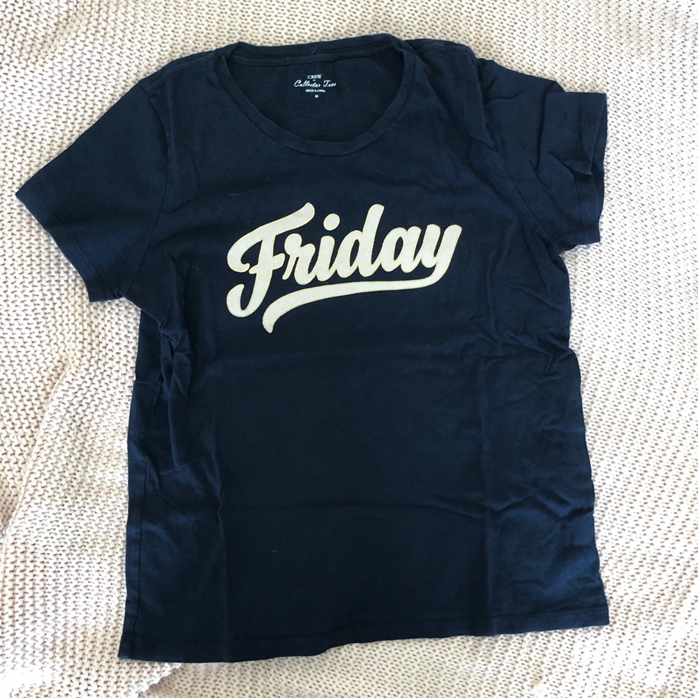 Friday J. Crew graphic tee